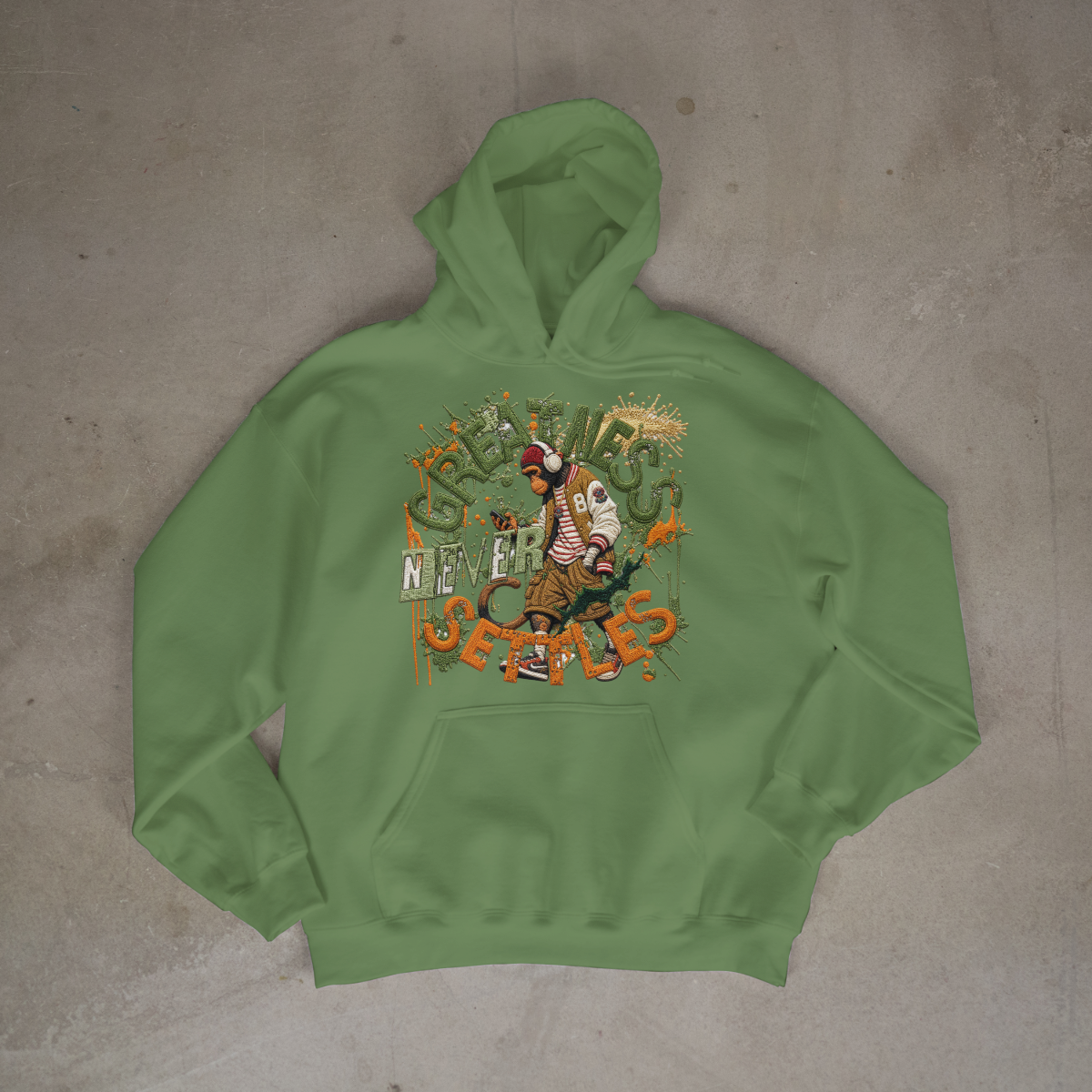 Hygher Essential Hoodie Green