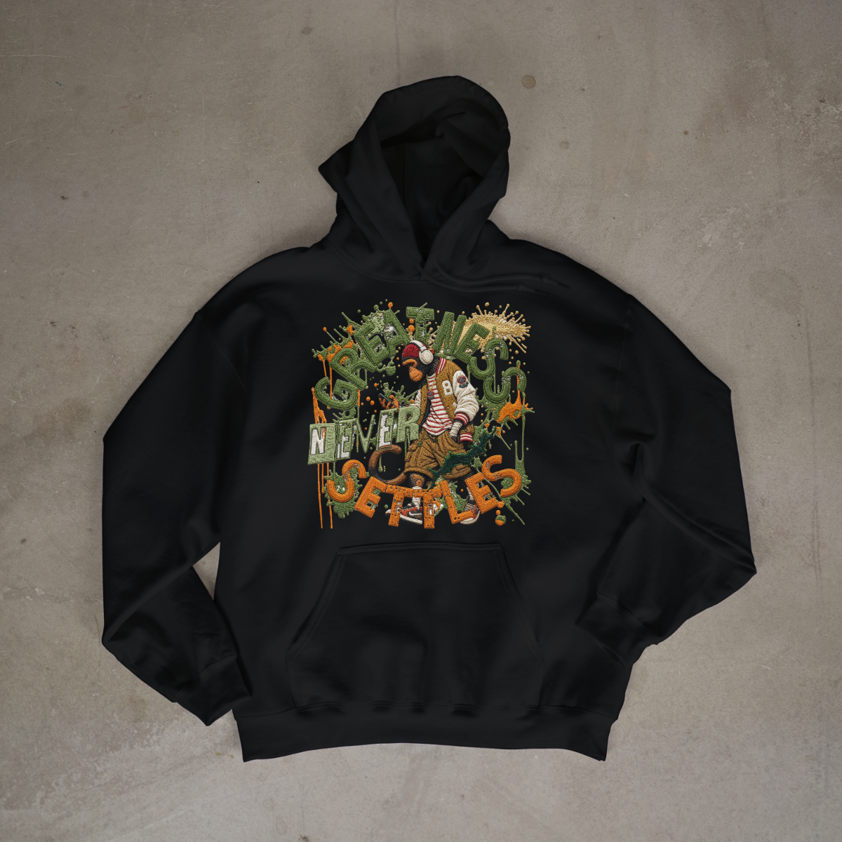 Hygher Essential Hoodie Green