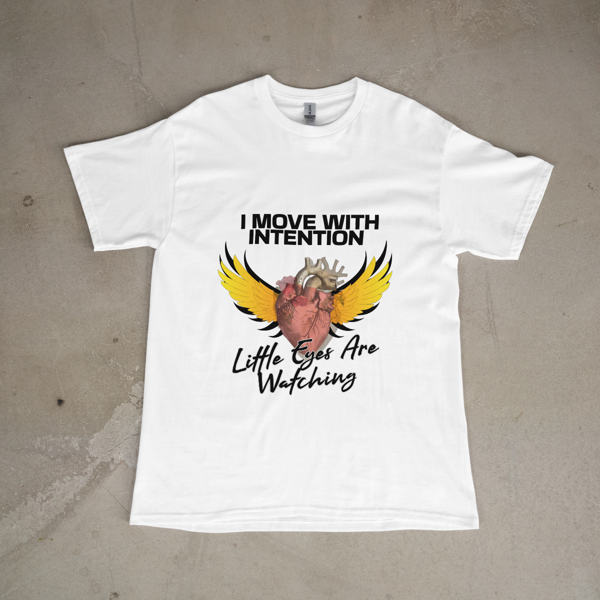 I MOVE WITH INTENTION WOMENS T-SHIRT