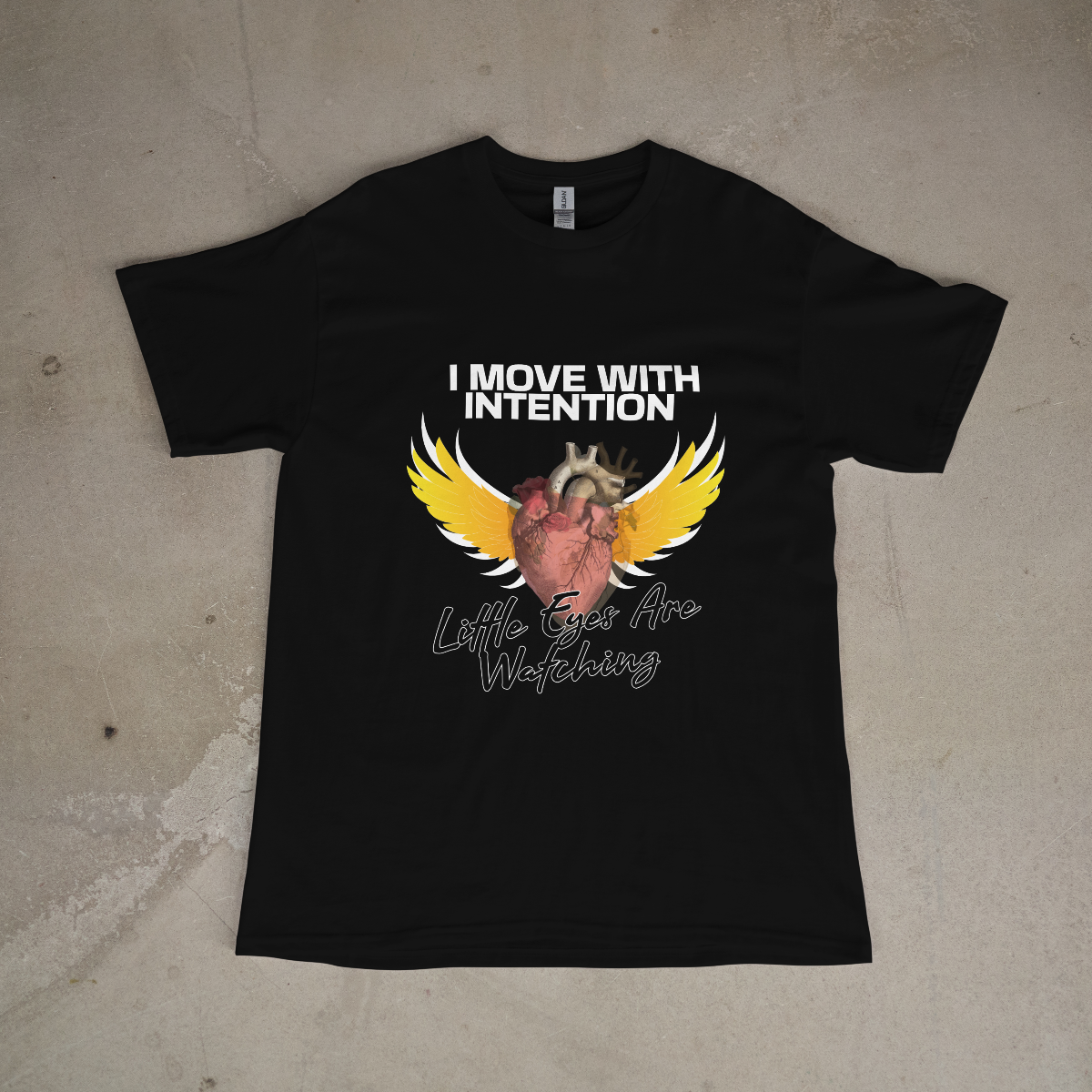 I MOVE WITH INTENTION WOMENS T-SHIRT