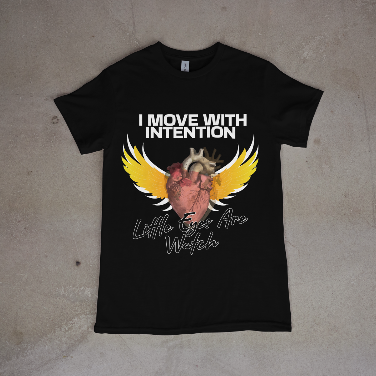 I MOVE WITH INTENTION WOMENS T-SHIRT